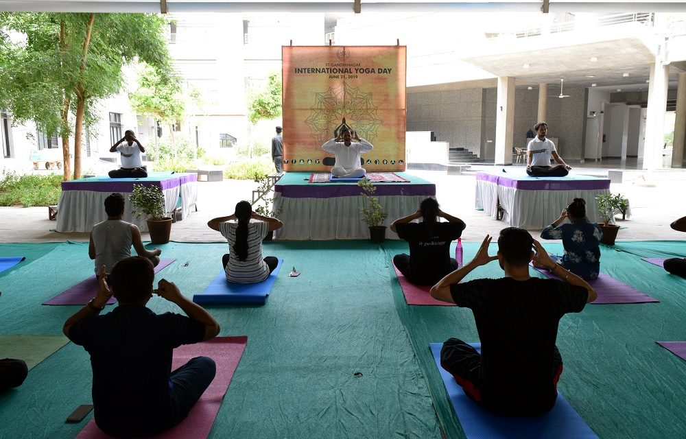 Yoga in full swing on fifth international Yoga Day