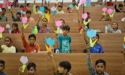 Nyasa-IITGN organised a 10-day summer camp for children from neighbouring villages and IITGN construction workers’ colonies