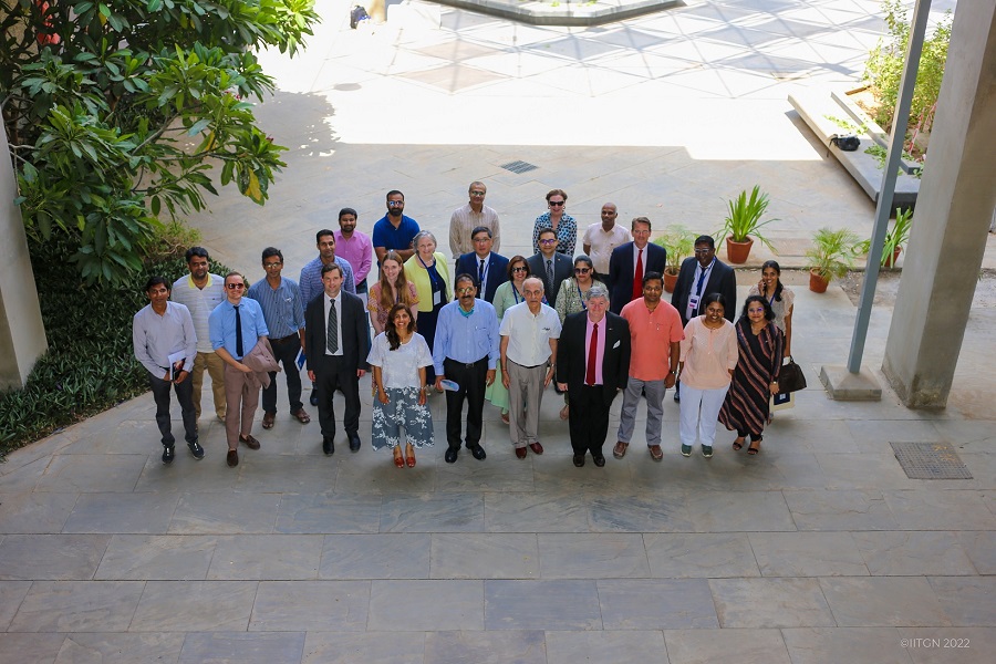 A 15-member UK delegation visited IITGN to explore future collaborations