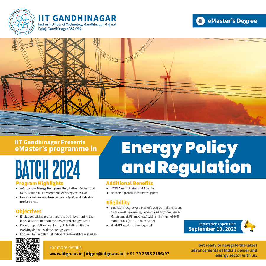 IIT Gandhinagar launches e-Master's degree Programme in 'Energy