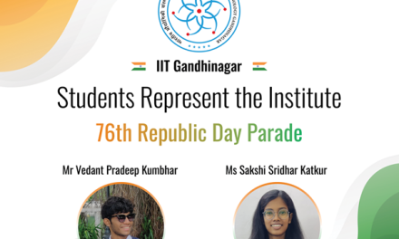 IIT Gandhinagar Students Represent the Institute at 76th Republic Day Parade