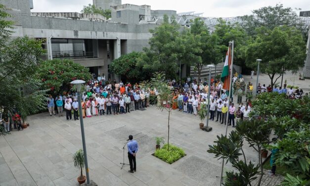IITGN community celebrated Independence Day 2022 with patriotic fervour