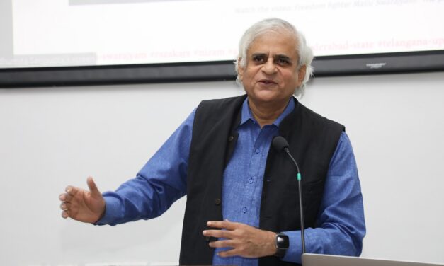 “We need to recognise and celebrate the unsung foot soldiers of the Indian freedom struggle when they are still around” – noted journalist and author Prof P Sainath at IITGN