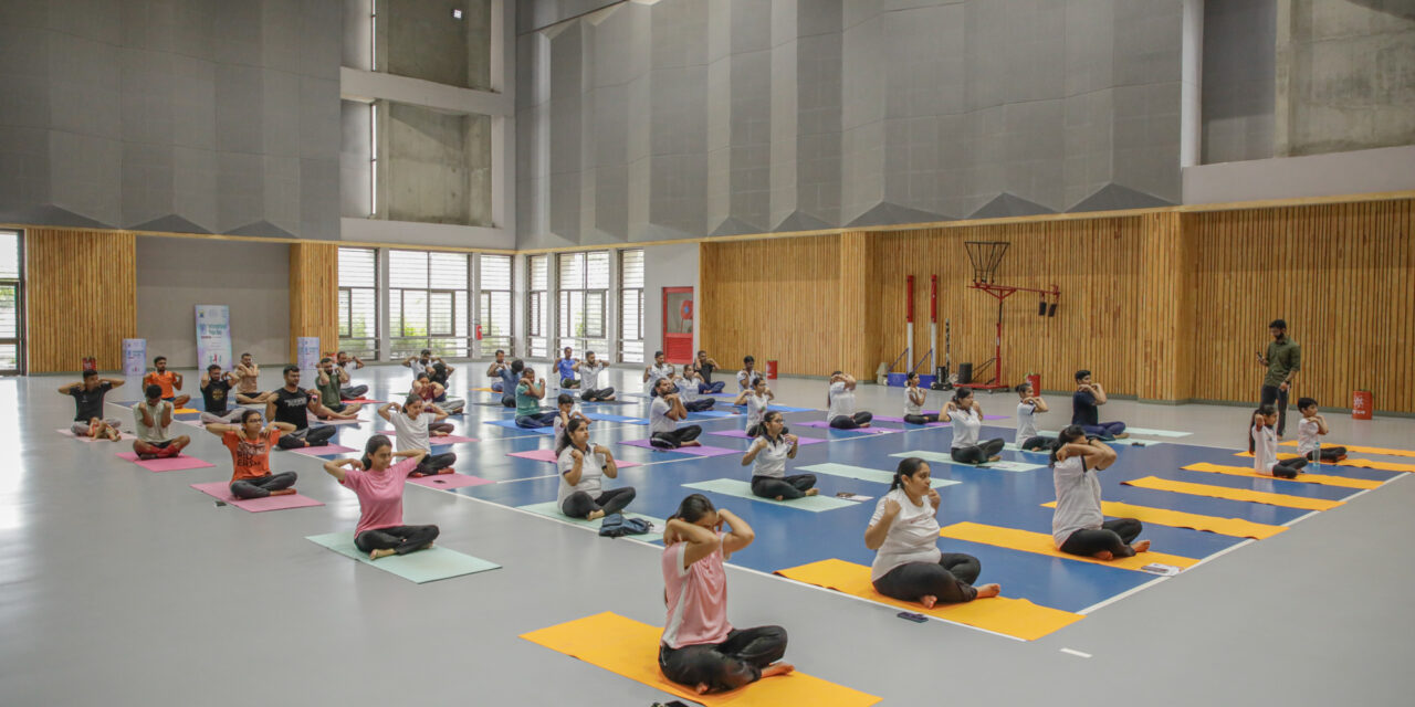 IIT Gandhinagar Celebrates 10th International Yoga Day with Enthusiastic Participation