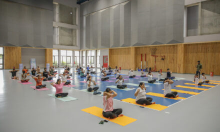 IIT Gandhinagar Celebrates 10th International Yoga Day with Enthusiastic Participation