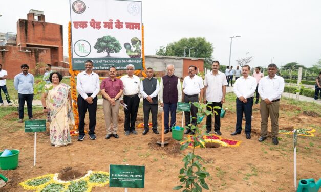 IIT Gandhinagar Enhances Campus Greenery with ‘EK PED MA KE NAM’ Initiative