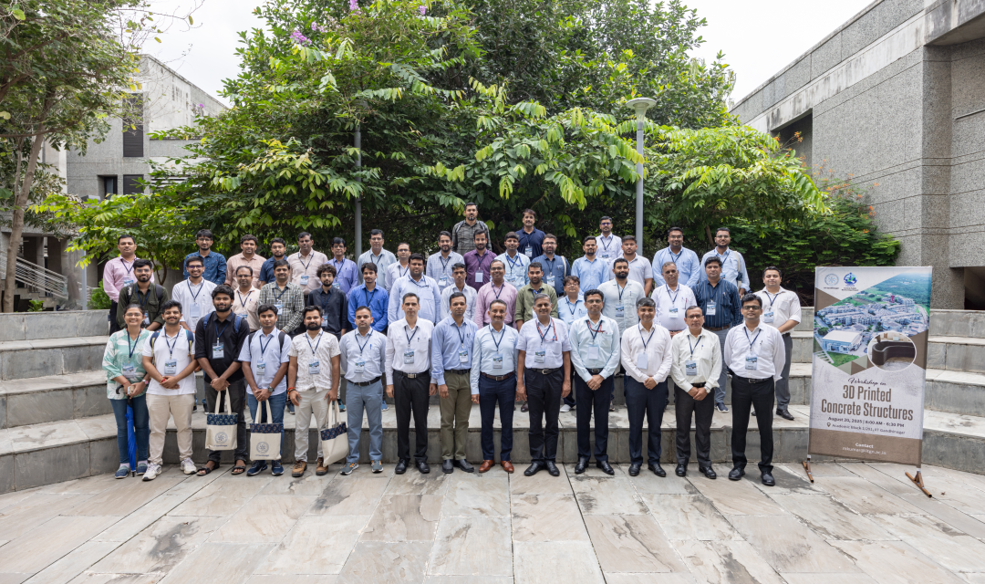 IITGN Hosts Workshop on 3D Concrete Printing in Collaboration with CPWD