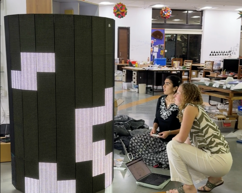 IIT Gandhinagar’s Circular Tetris Turns Gaming into a Moving Experience