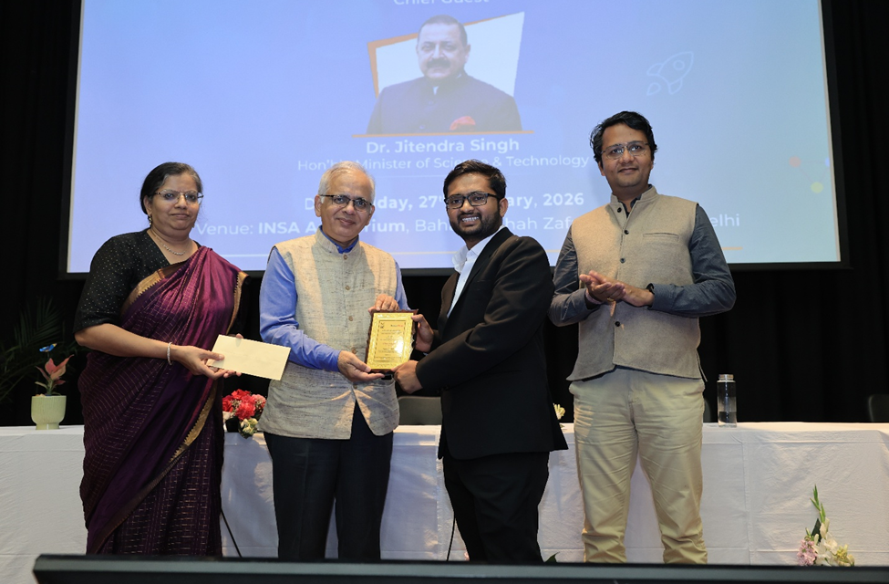 From Missing Data to Meaningful Impact: IIT Gandhinagar Scholar Wins National Recognition for Water and Climate Research 